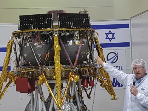 Opher Doron, general manager of Israel Aerospace Industries’ space division (Ilan Ben Zion/AP)