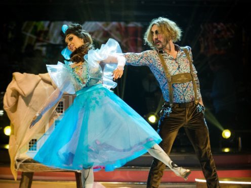 Seann Walsh and Katya Jones have been surrounded by controversy. (Guy Levy/BBC)