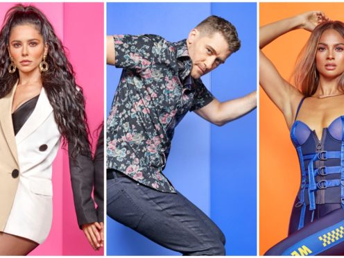 Cheryl, Matthew Morrison and Alesha Dixon (BBC/Syco/Thames/David Ellis)