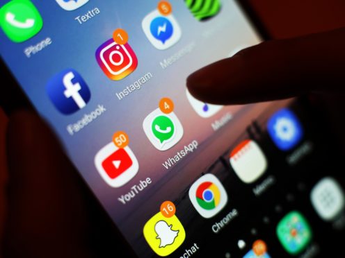 Apps on an iPhone (Yui Mok/PA)