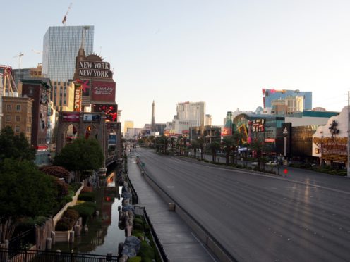 The Strip in Las Vegas (Dave Thompson/PA)