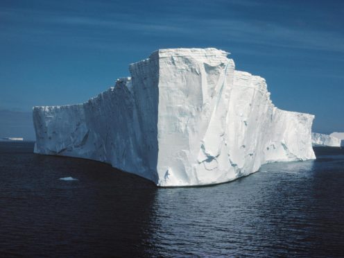 An iceberg in Antarctica as new research discovers when the current that swirls round the continent first began (C.Gilbert/PA)