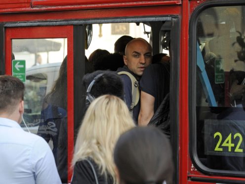 Google has added crowdedness predictions for public transport (Lauren Hurley/PA)
