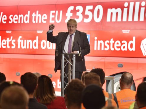Former Mayor of London Boris Johnson (Ben Birchall/PA)