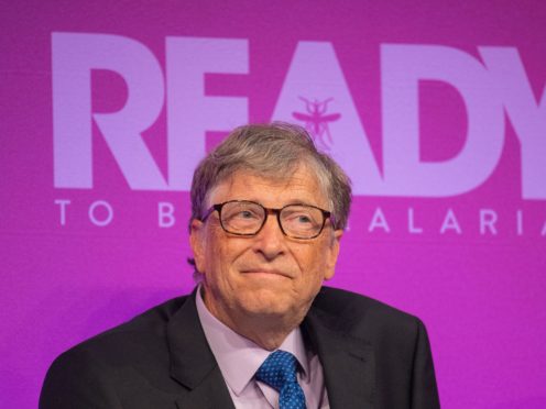 Microsoft co-founder Bill Gates (Dominic Lipinski/PA)