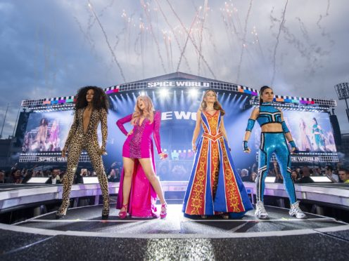 Spice Girls’ Wannabe named best-selling girl band single of all time (Andrew Timms/PA)