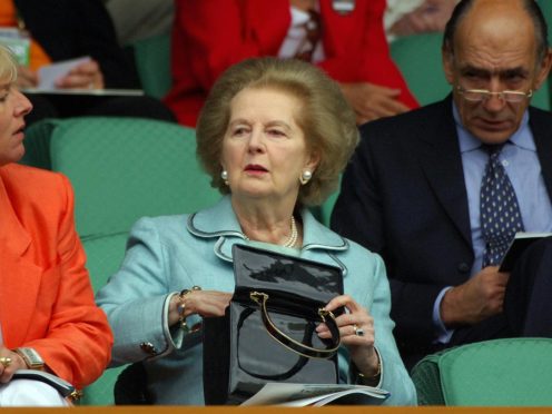 The V&A is trying to secure one of Baroness Thatcher’s famous handbags for a new exhibition (Rui Vieira/PA)