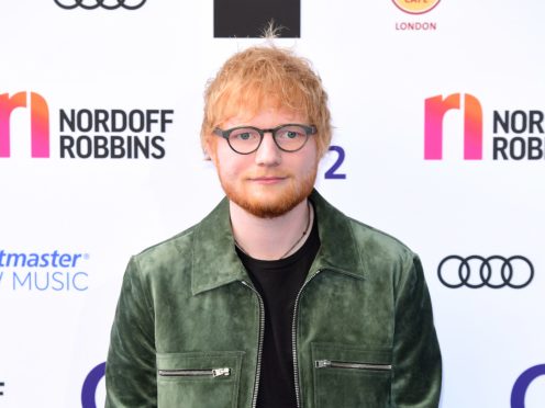 Ed Sheeran failed his music college course before going on to global stardom (Ian West/PA)