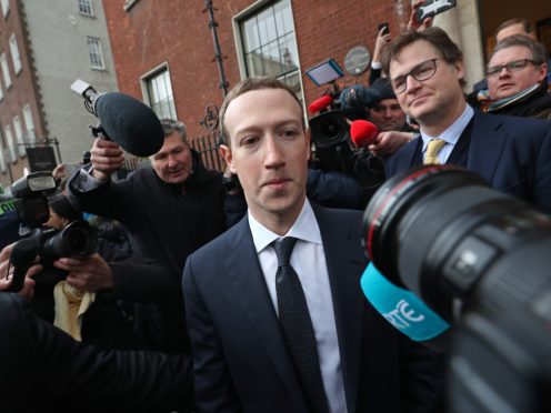 Mark Zuckerberg suggested that his company and other platforms would challenge Europe’s top court (PA)