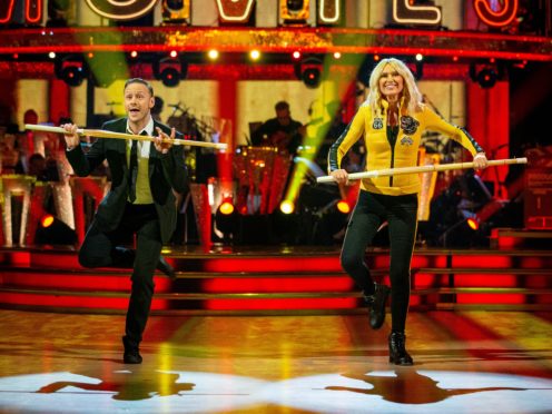 Kevin Clifton and Anneka Rice did not do enough with their Charleston. (Guy Levy/BBC/PA)