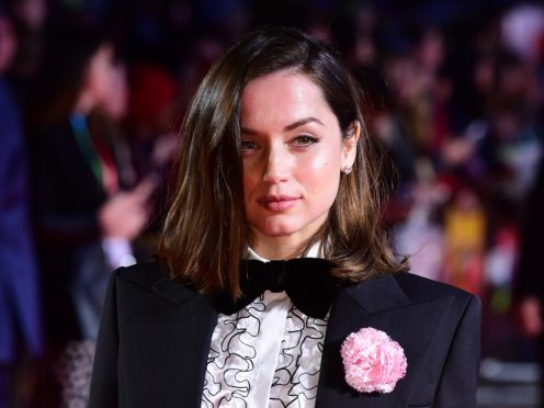 Ana de Armas attending the European premiere of Knives Out (Ian West/PA)