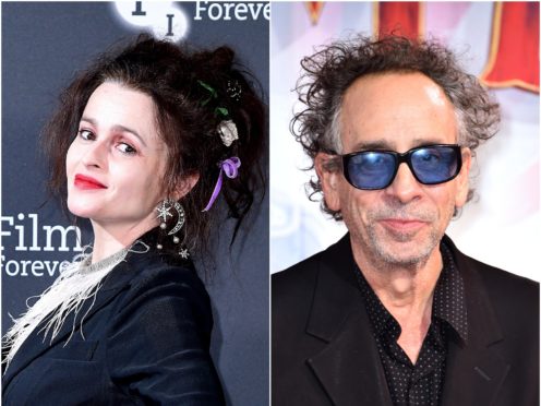 Helena Bonham Carter and Tim Burton (Ian West/Matt Crossick/PA)