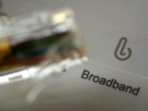 The UK has a poor record on full-fibre broadband (Rui Vieira/PA)