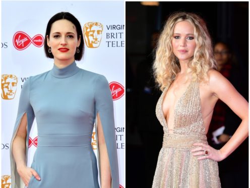 Phoebe Waller-Bridge and Jennifer Lawrence (PA)