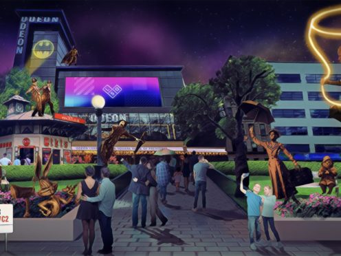 An artist’s impression of the Scenes in the Square display (Heart of London Business Alliance/PA)