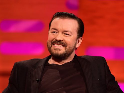 Ricky Gervais is known for his sharp jibes when presenting the Golden Globes (Ian West/PA)