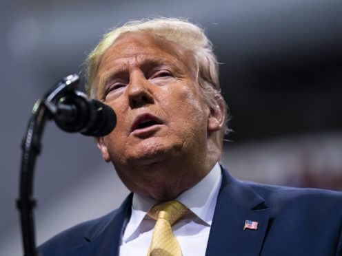 Donald Trump has mocked South Korean film Parasite and its best picture victory at the Oscars (AP Photo/Evan Vucci)