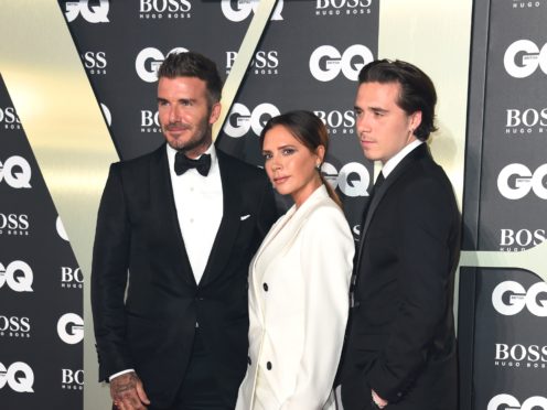 The Beckhams partied with Stormzy at Brooklyn’s lavish 21st birthday bash (Matt Crossick/PA)