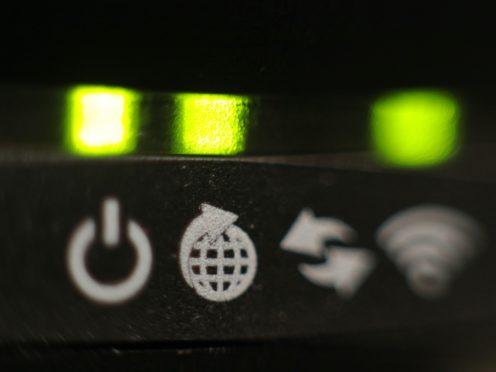 According to the most recent Ofcom figures, the average UK broadband speed currently is around 64 megabits per second (Yui Mok/PA)