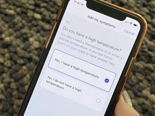 The contact tracing app will be trialled on the Isle of Wight first (Department of Health & Social Care/PA)
