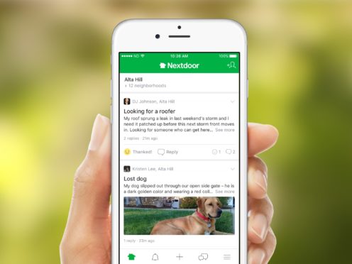 Nextdoor has seen a 91% increase in engagement early in the year (Nextdoor)