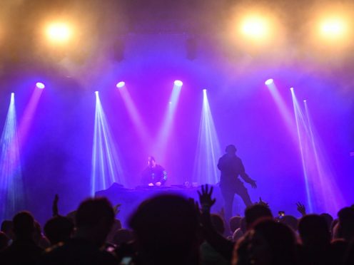 The noise at most amplified concerts exceeds 100 decibels (Jacob King/PA)