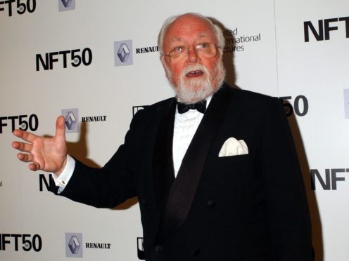 Richard Attenborough’s Jurassic Park co-stars paid tribute to the late actor on the set of the latest sequel (Yui Mok/PA)