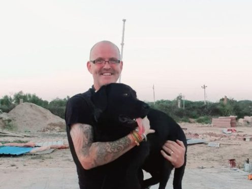 Ian Jones has been reunited with his ‘beloved’ dog (Family handout/PA)