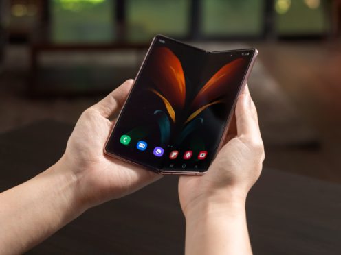 The Samsung Galaxy Z Fold 2 (Samsung/PA)