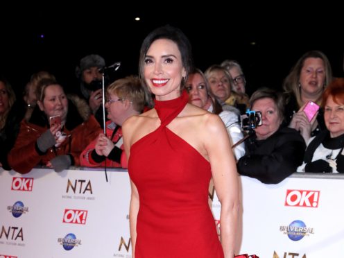 Christine Lampard is expecting her second child with footballer husband Frank (Isabel Infantes/PA)