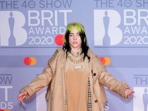 Billie Eilish (Ian West/PA)