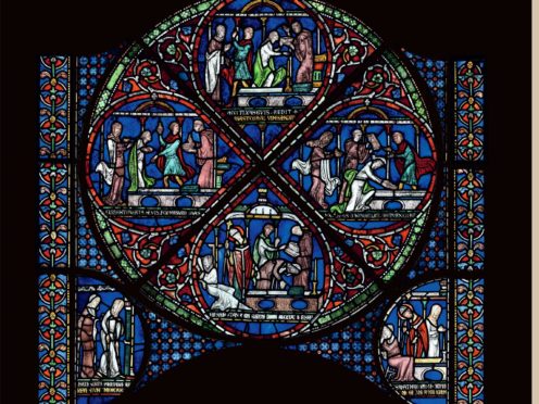 Miracle window, Canterbury Cathedral, early 1200s (The Chapter, Canterbury Cathedral)
