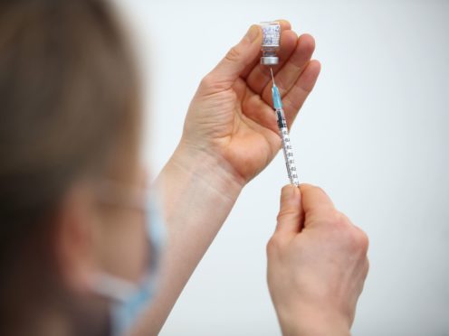 More than 20 million people in the UK have been given their first dose of a coronavirus vaccine (Nick Potts/PA)