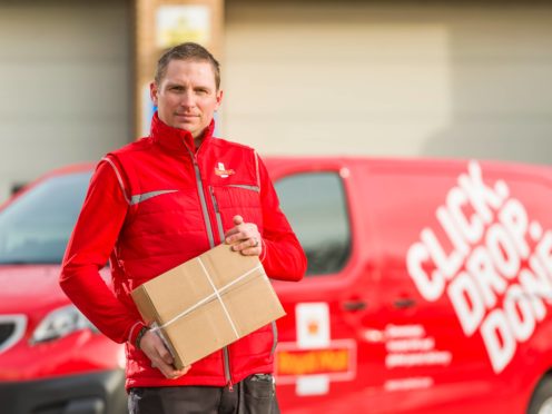 Ben Gorton wears a new uniform in Skipton (Royal Mail/PA)