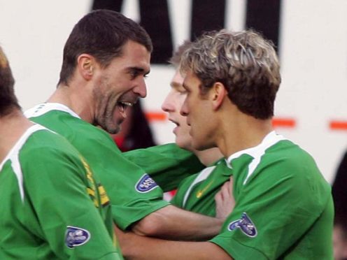 Former Celtic midfielder Stillian Petrov (right) says ex-team-mate Roy Keane will not have time to carry out a lengthy rebuild of the Parkhead job if he takes over the Hoops job (Steve Welsh/PA)