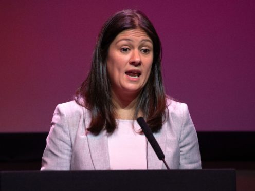 Shadow foreign secretary Lisa Nandy gave a keynote address to the Chatham House international affairs think tank (Jane Barlow/PA)