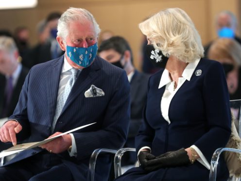 The Prince of Wales and the Duchess of Cornwall visit the National Gallery in Athens (Chris Jackson/PA)