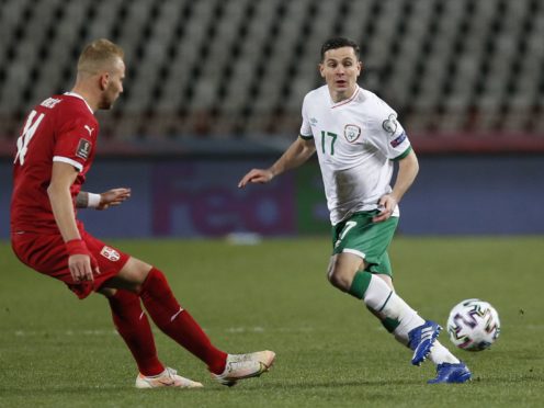 Republic of Ireland midfielder Josh Cullen (right) got the nod in Belgrade on Wednesday evening (Novak Djurovic/PA)
