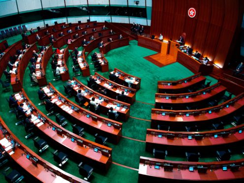The Legislative Council in Hong Kong (Vincent Yu/AP)