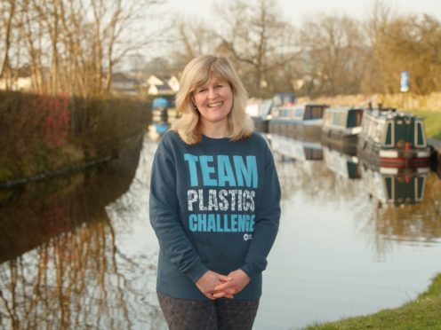 Joanna Moseley is the first woman to paddleboard along the 162-mile Canal and River Trust Coast-to-Coast Trail (Danny Lawson/PA)