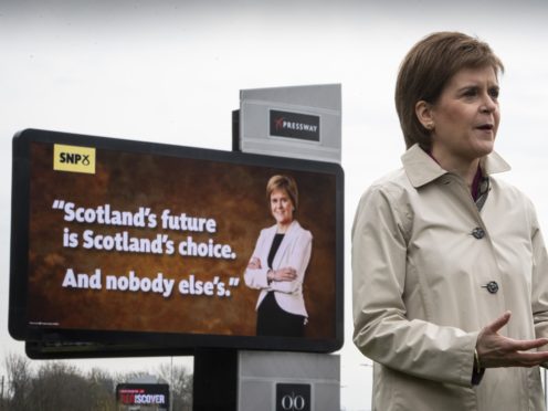Nicola Sturgeon has launched the SNP election campaign (Andy Buchanan/PA)