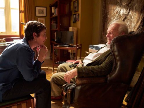 Olivia Colman as Anne and Sir Anthony Hopkins as Anthony in The Father (Lionsgate Films/Sean Gleason/PA)