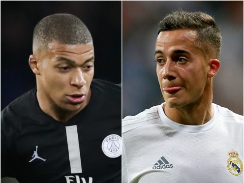 Kylian Mbappe and Lucas Vazquez have been written about in Friday’s papers (John Walton/Adam Davy/PA)