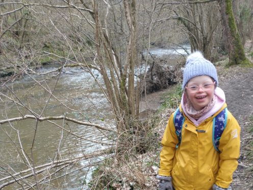 Rowan Ridley has raised £1,000 for the MS Society in honour of her grandfather by setting herself a walking challenge (Family handout/PA)