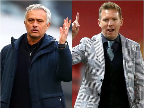 Jose Mourinho and Julian Nagelsmann are in the latest football gossip (Clive Rose/ Nick Potts/PA)