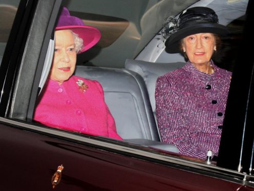 The Queen and Lady Susan Hussey (Chris Radburn/PA)