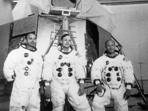 The 3 members of the Apollo crew (PA)