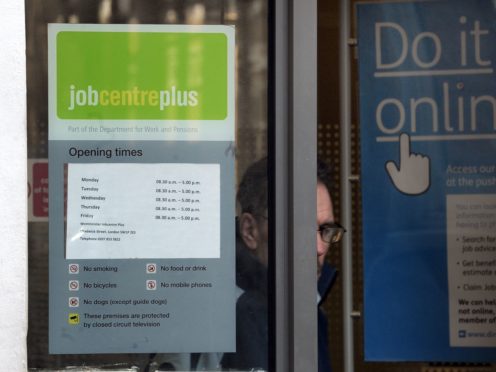 There has been a slight rise in the employment rate (Anthony Devlin/PA)