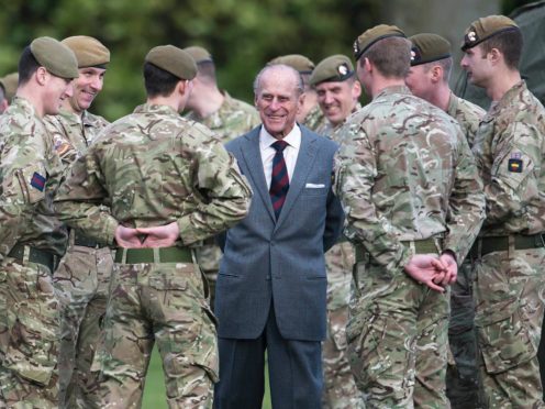 The Duke of Edinburgh’s funeral will feature elements of the military with which he was closely associated (Paul Grover/PA)