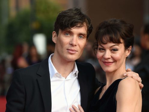 Cillian Murphy and Helen McCrory (Joe Giddens/PA)